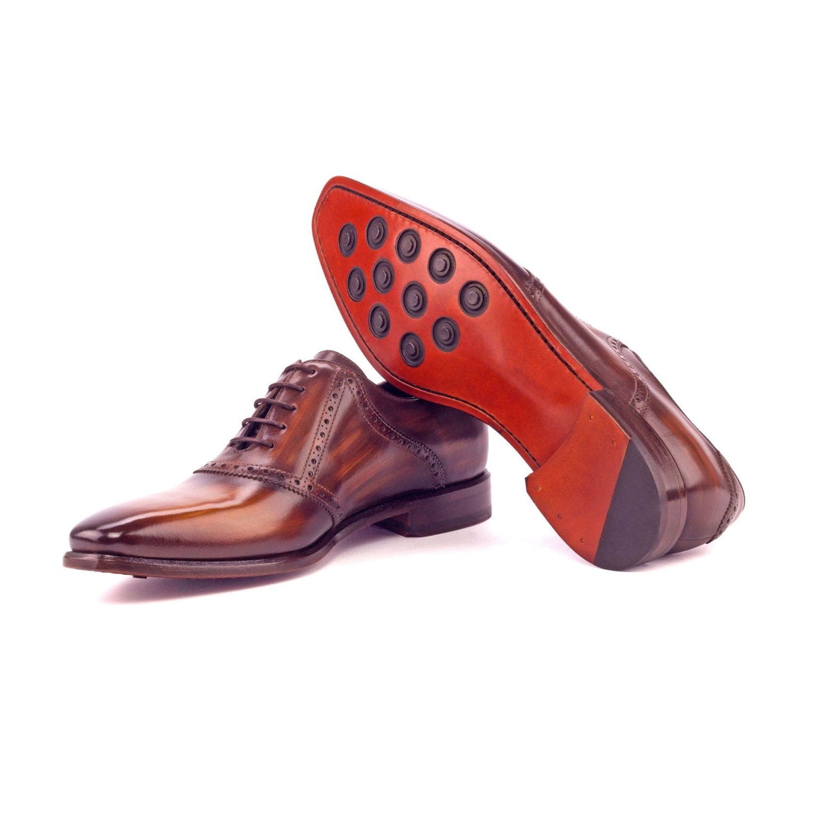 Patina Saddle Shoes MANUELO - Milanese Leather