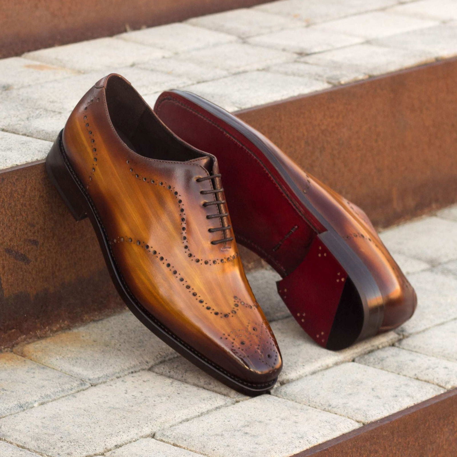 Patina WholeCut Shoes ALBERT - Milanese Leather