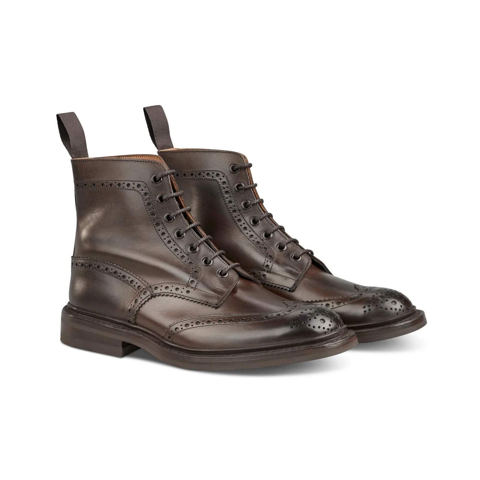 STOW BOOT ESPRESSO BURNISHED - Milanese Leather