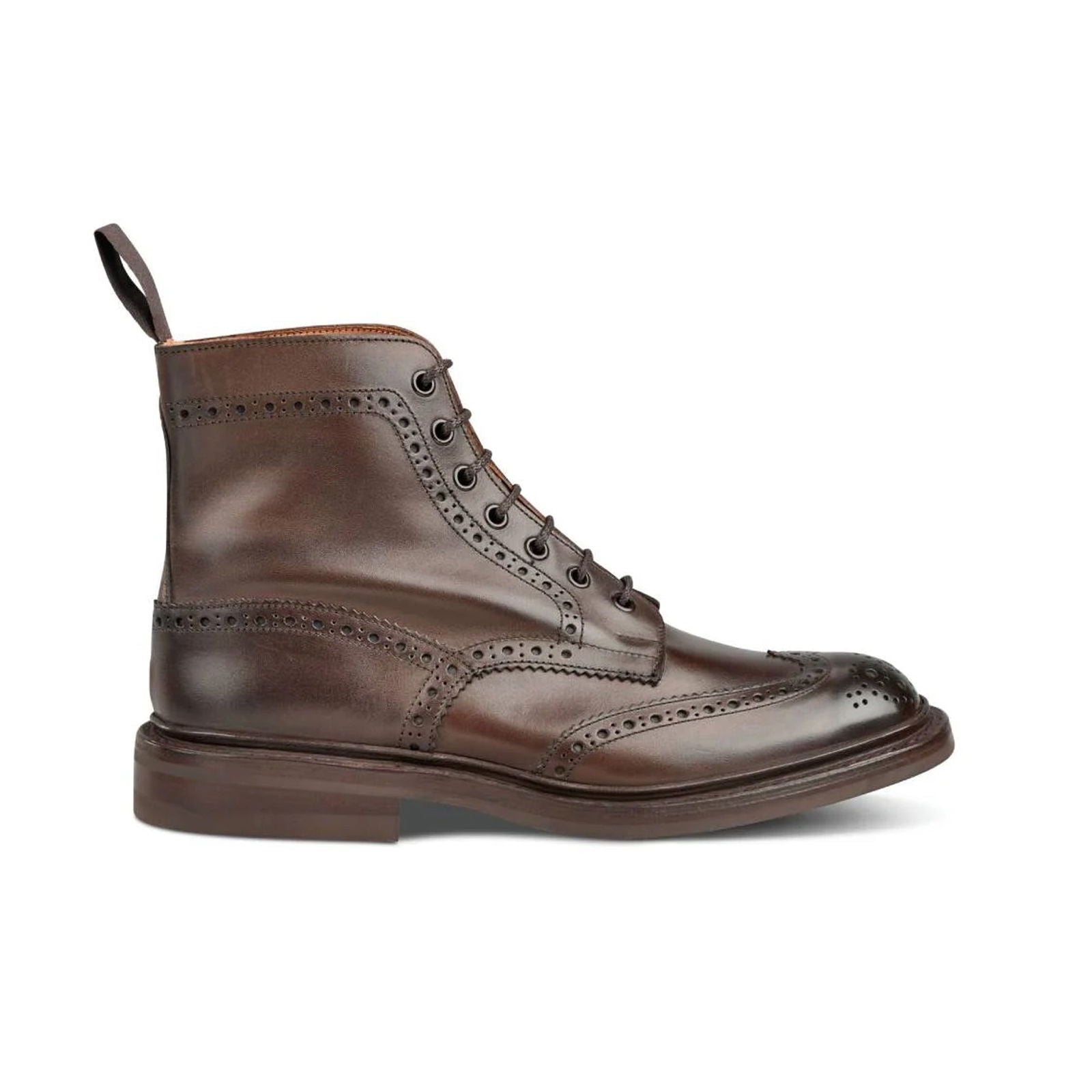 STOW BOOT ESPRESSO BURNISHED - Milanese Leather