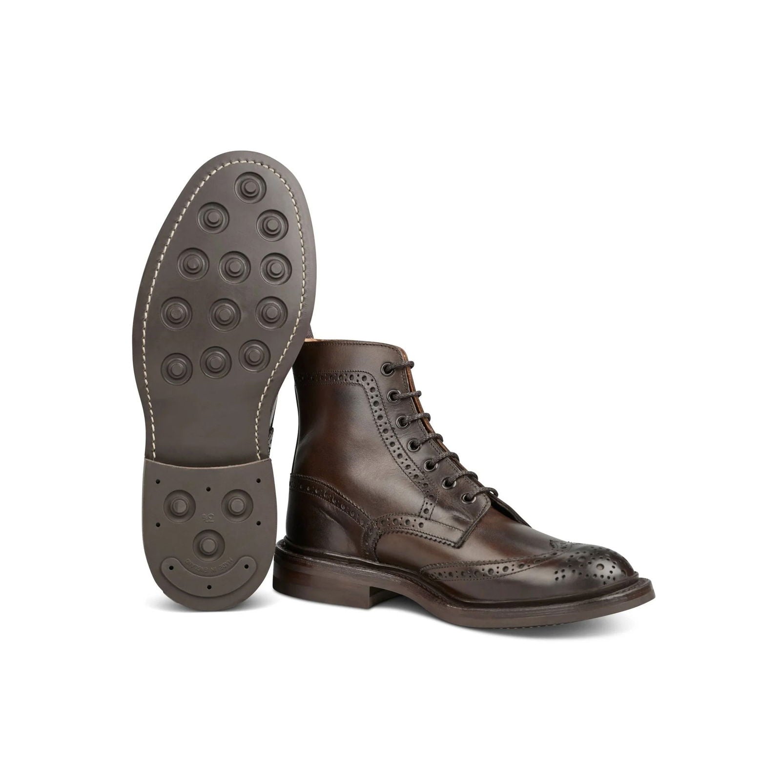 STOW BOOT ESPRESSO BURNISHED - Milanese Leather