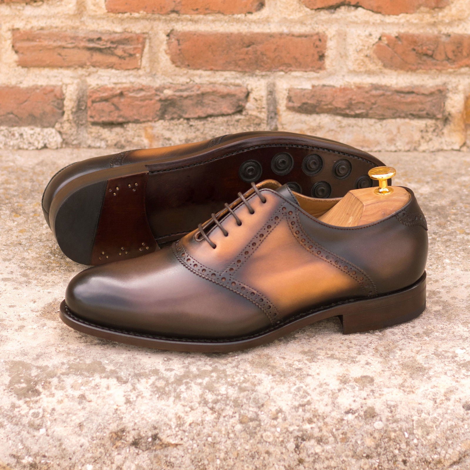 Saddle Shoes ASTAIRE - Milanese Leather