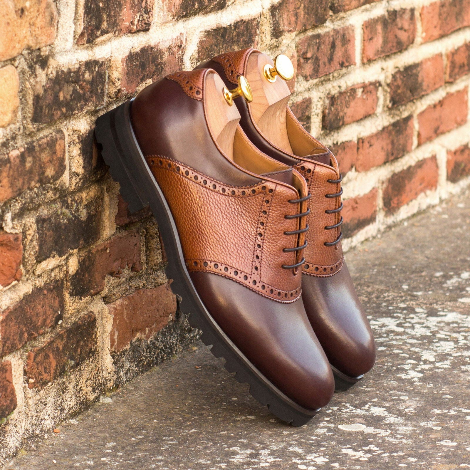 Saddle Shoes GATES - Milanese Leather