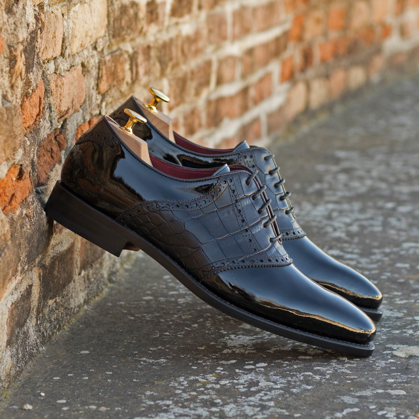 Saddle Shoes MARTIN - Milanese Leather