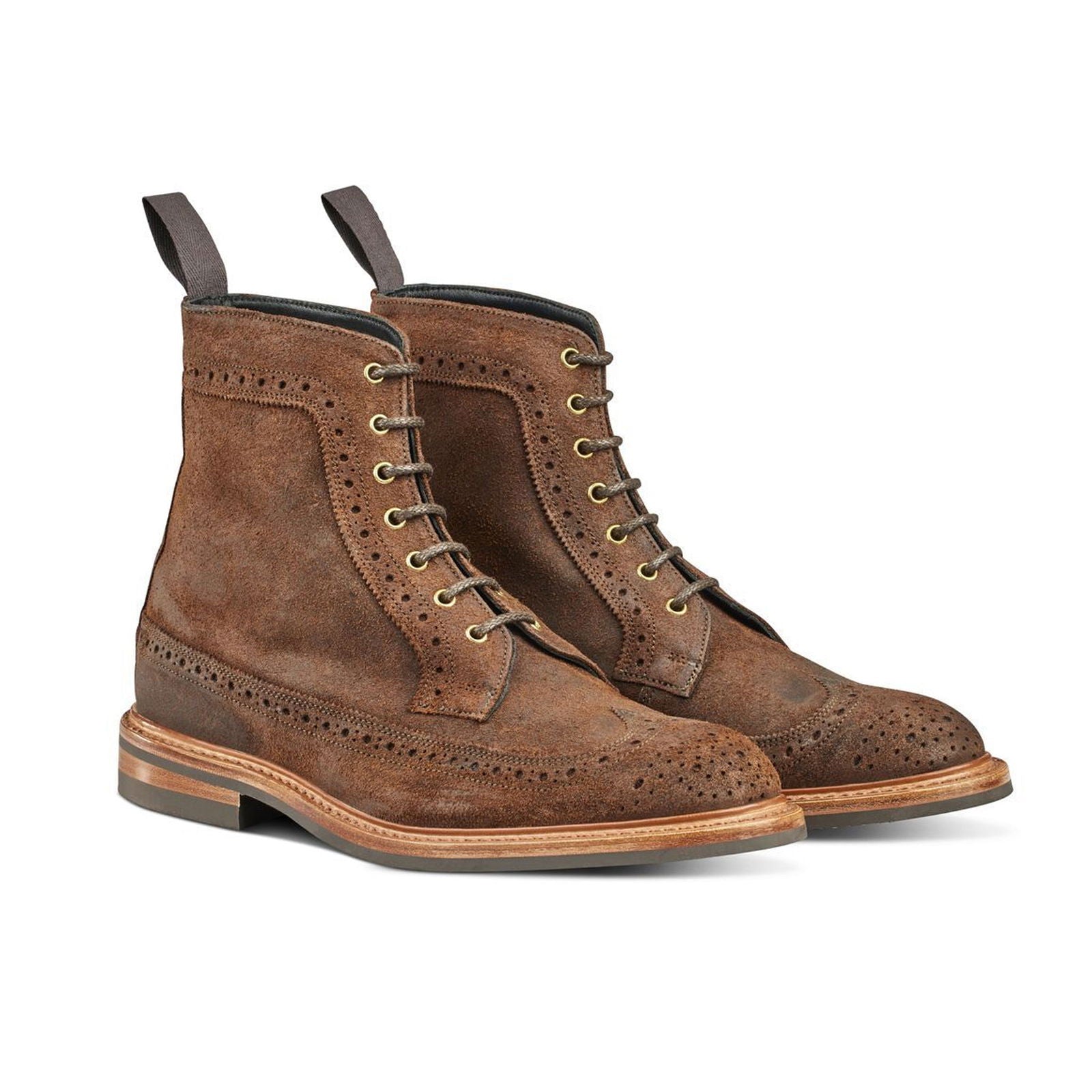 Simon Longwing Ridge Reverse Suede - Milanese Leather