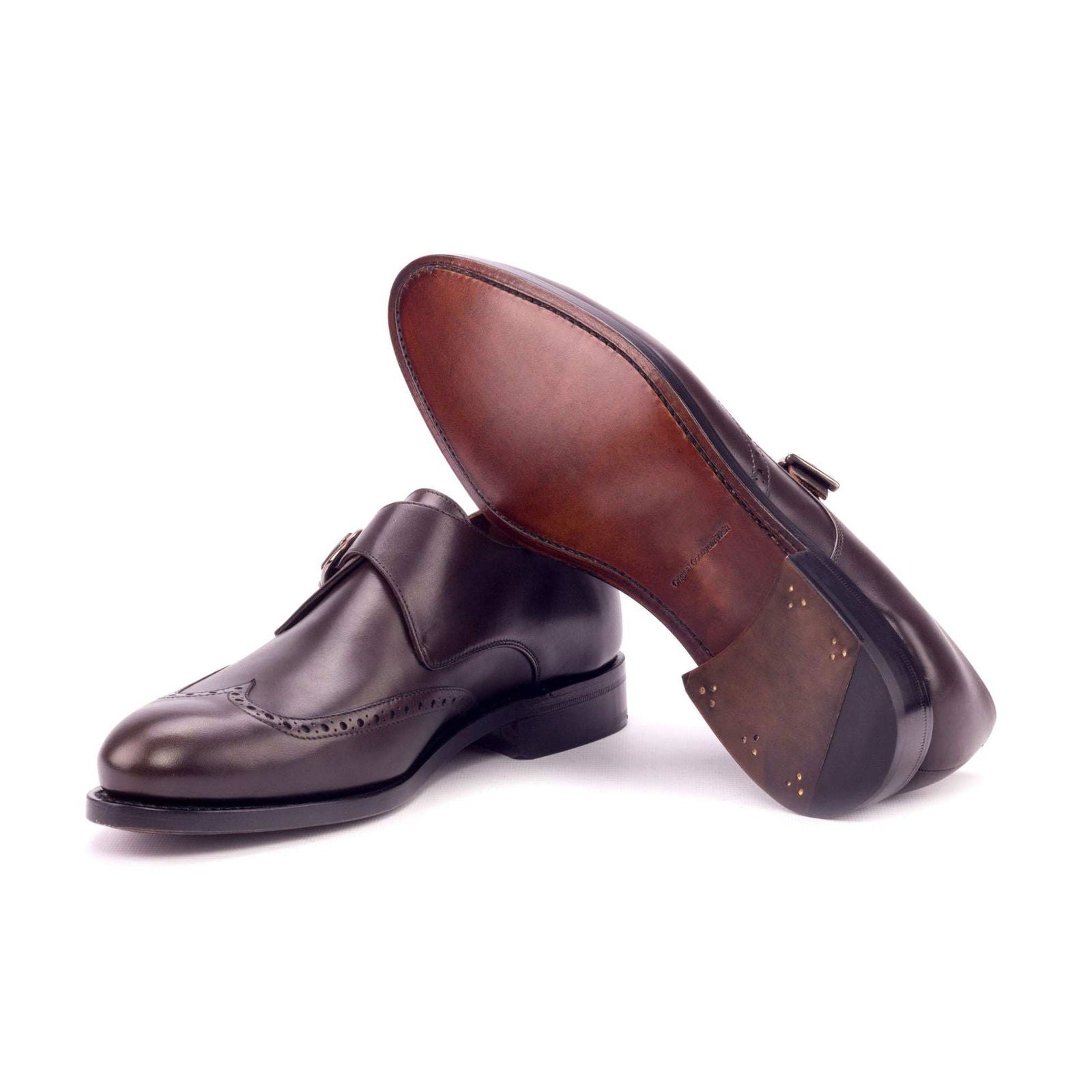 Single Monk Shoes ACRON - Milanese Leather