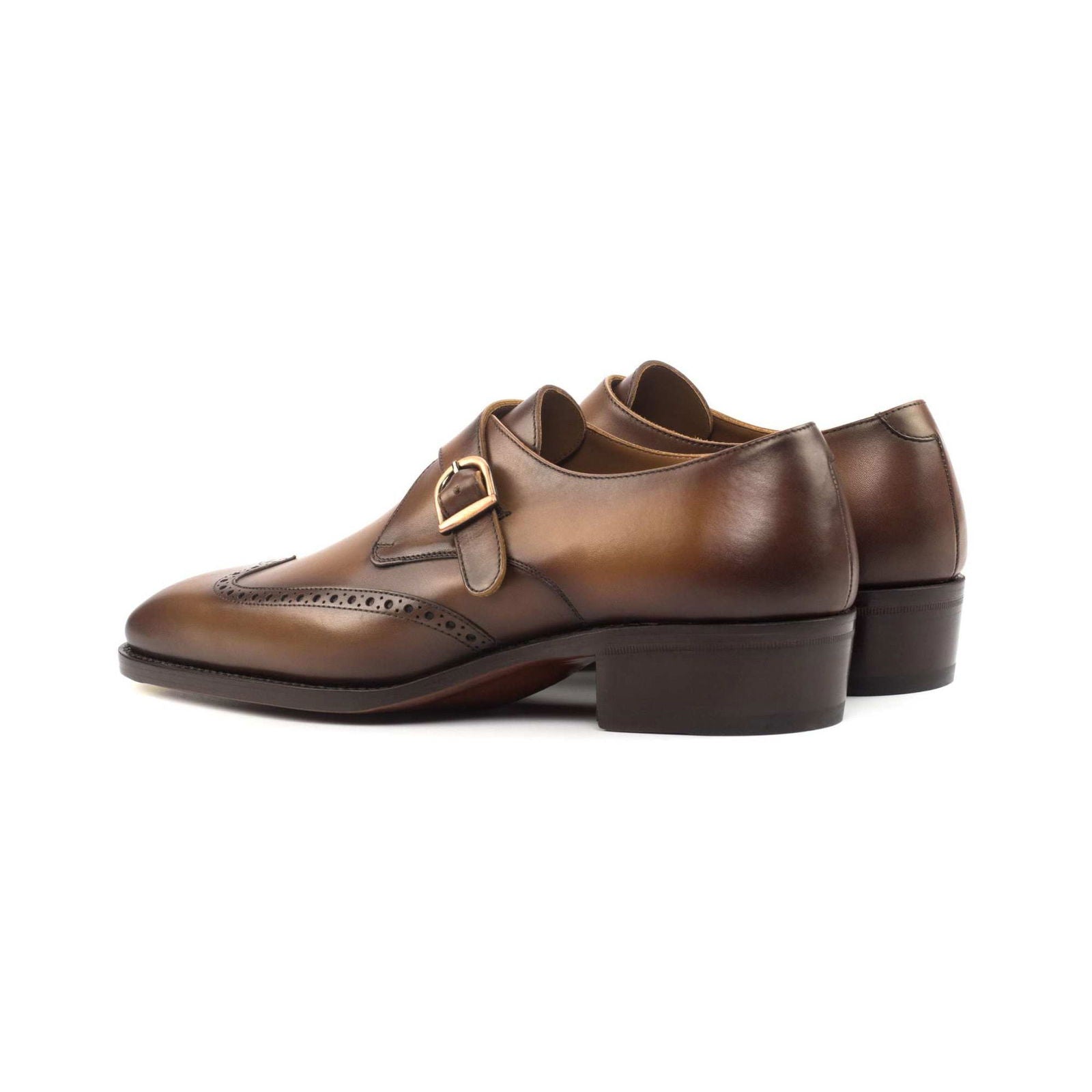 Single Monk Shoes AMANCIO - Milanese Leather