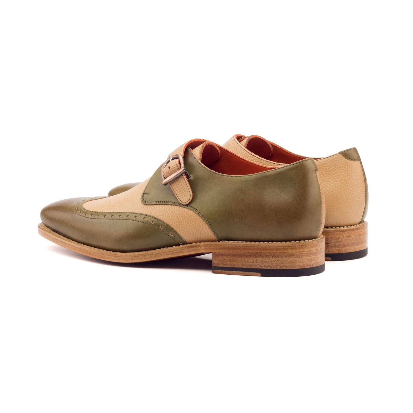 Single Monk Shoes APPORO - Milanese Leather