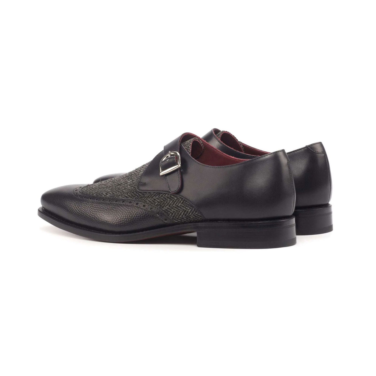 Single Monk Shoes AURELIUS - Milanese Leather