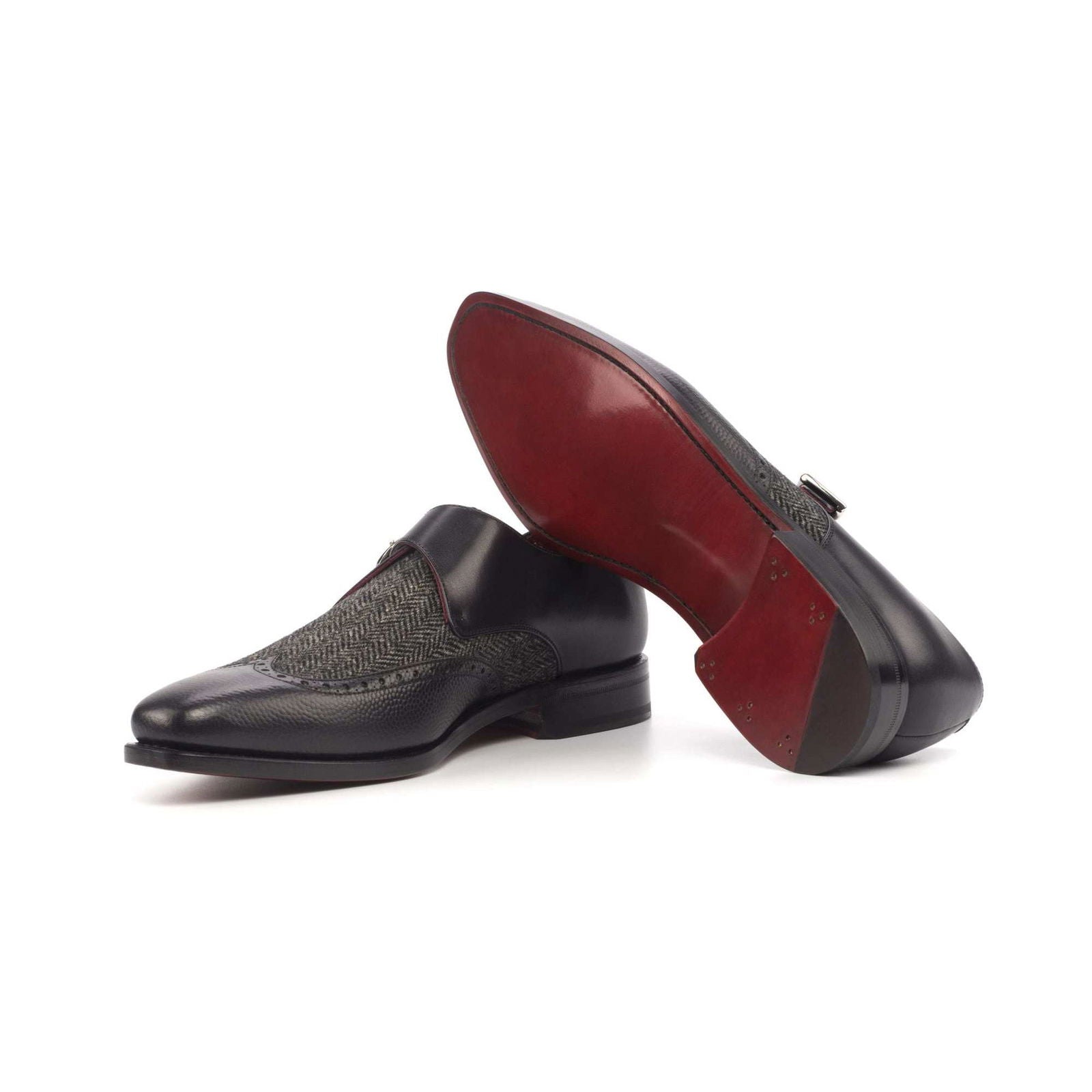 Single Monk Shoes AURELIUS - Milanese Leather