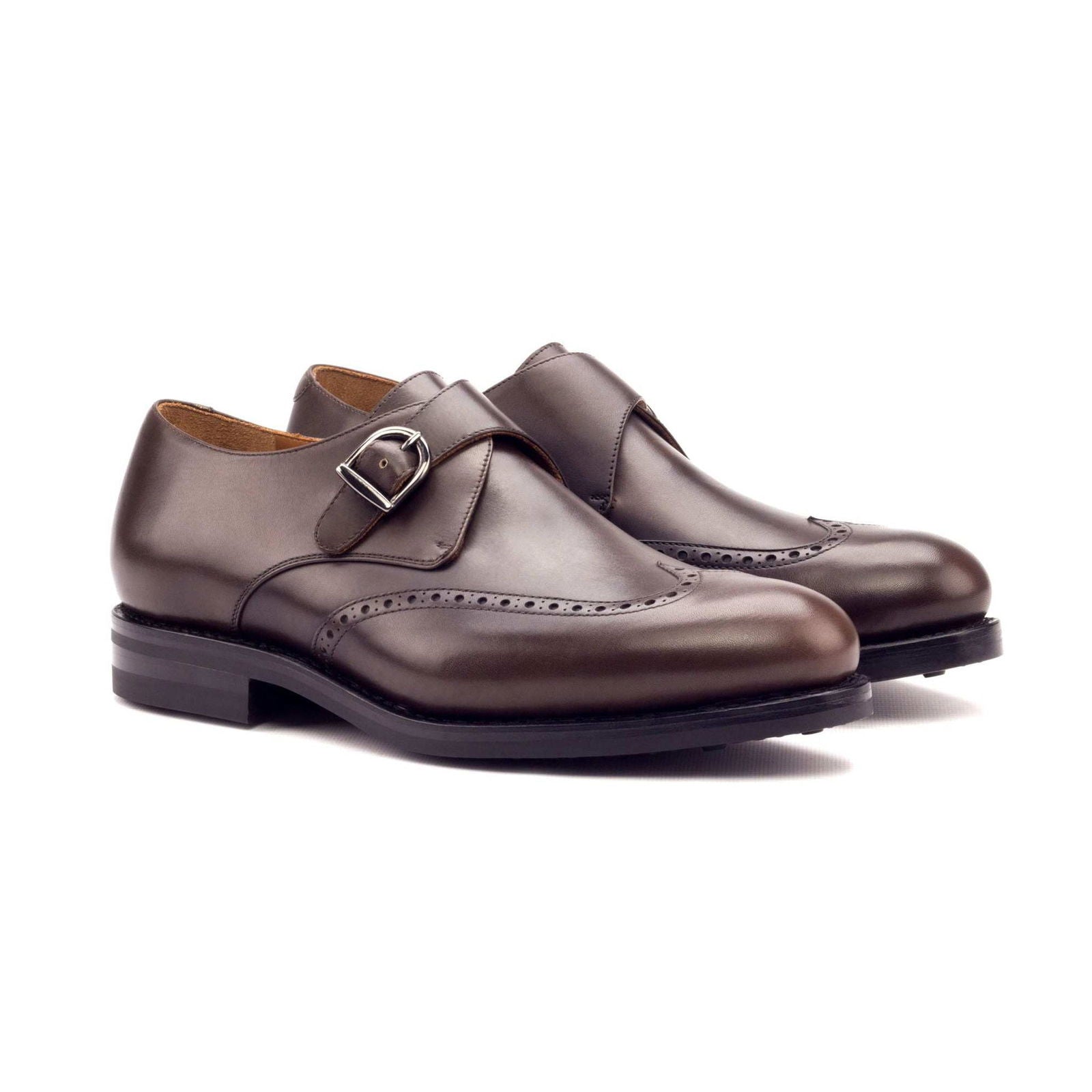 Single Monk Shoes CLAUDE - Milanese Leather