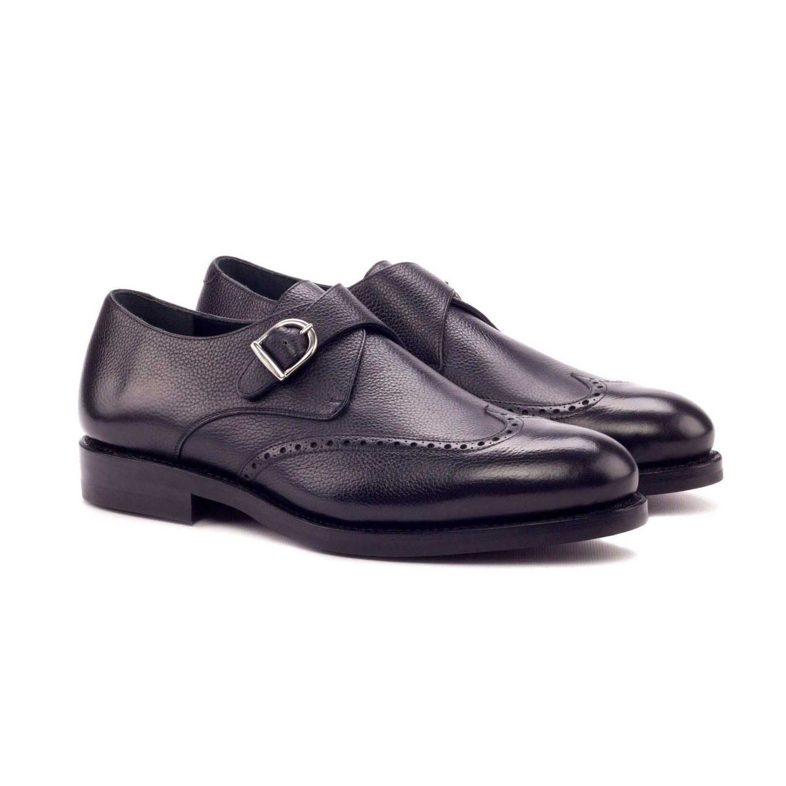 Single Monk Shoes CRISPIN - Milanese Leather