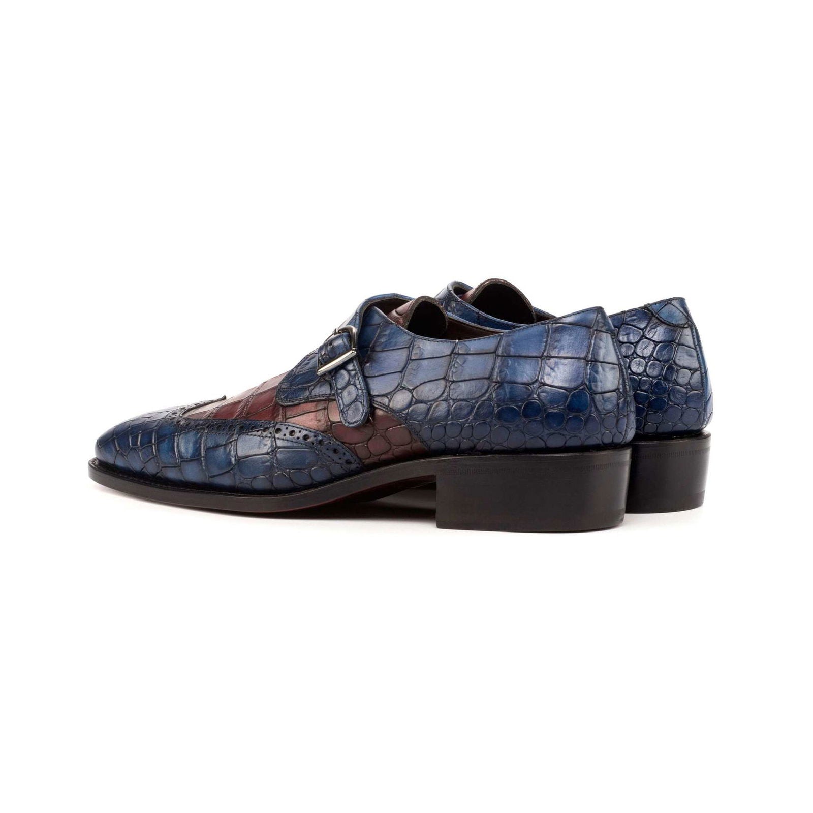 Single Monk Shoes HAVANA - Milanese Leather