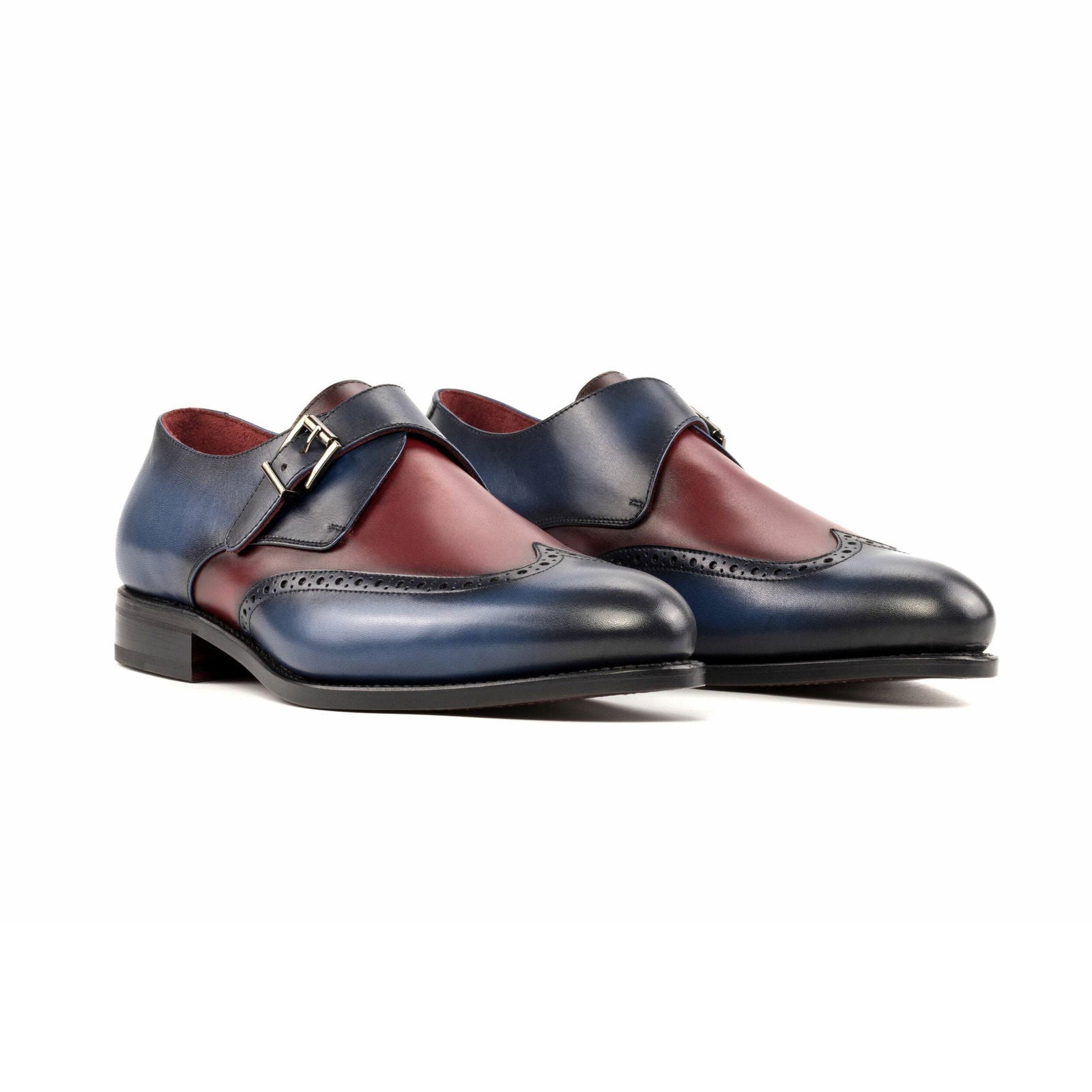 Single Monk Shoes JACKY - Milanese Leather