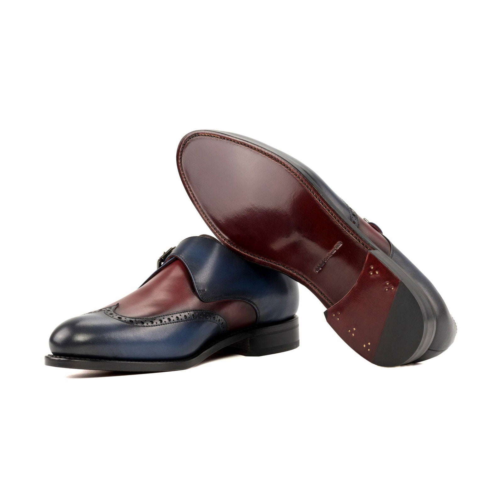 Single Monk Shoes JACKY - Milanese Leather