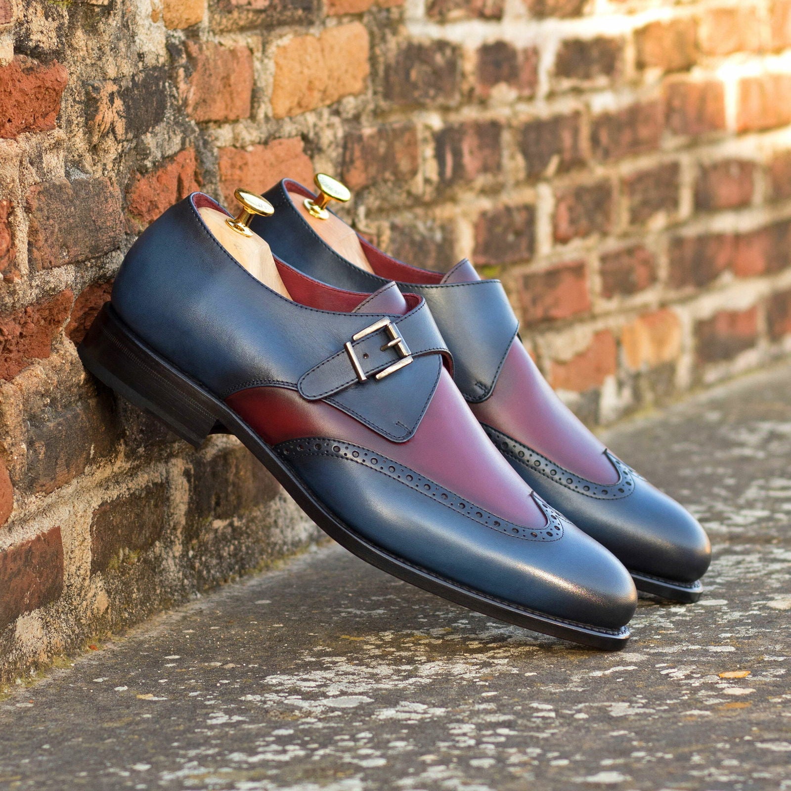 Single Monk Shoes JACKY - Milanese Leather