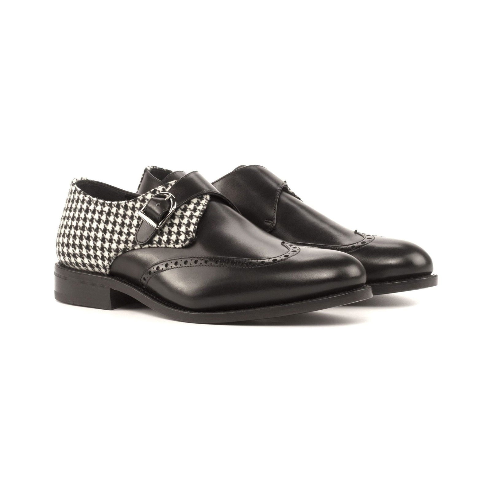 Single Monk Shoes JOSH - Milanese Leather