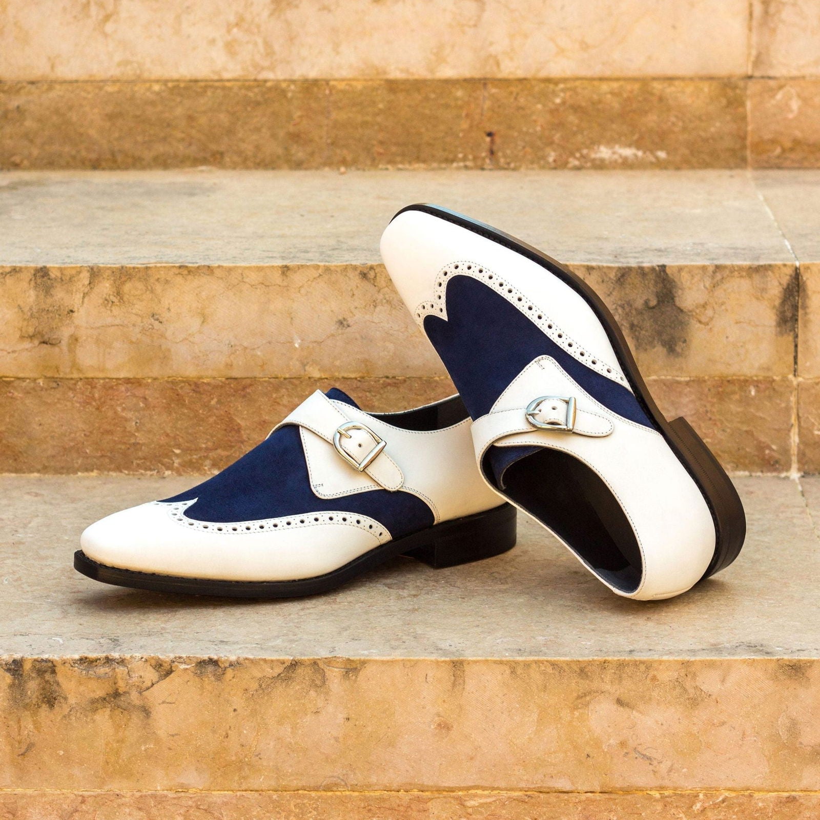 Single Monk Shoes MICHAEL - Milanese Leather