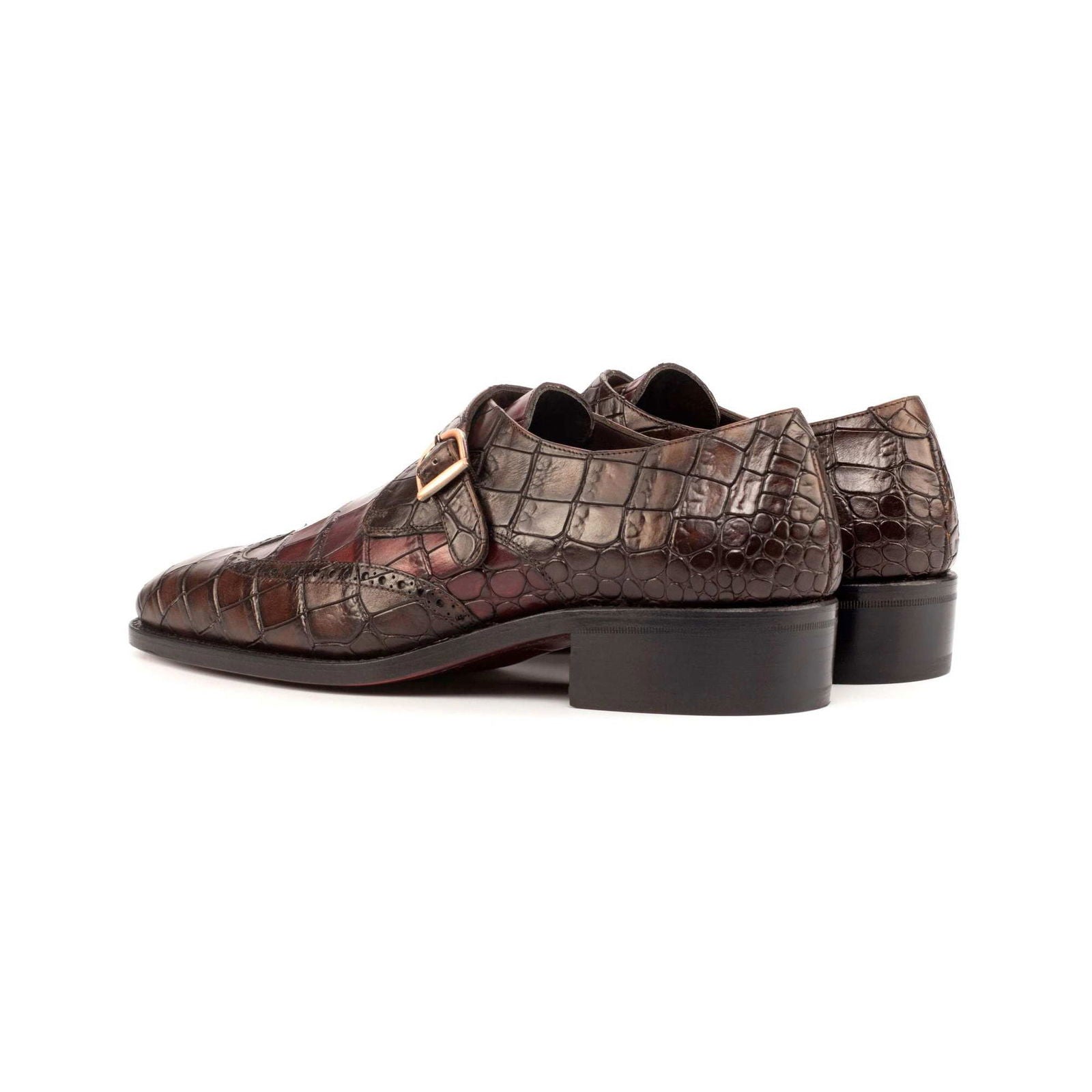 Single Monk Shoes SANTIAGO - Milanese Leather