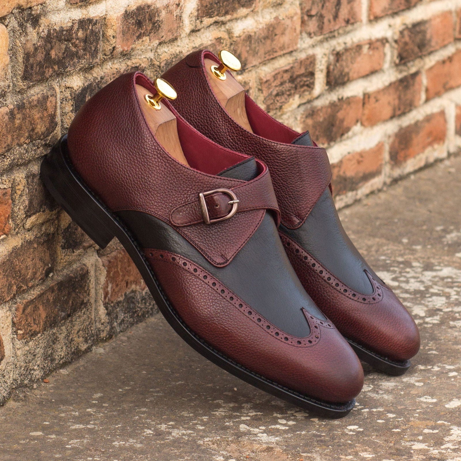 Single Monk Shoes SONOMA - Milanese Leather