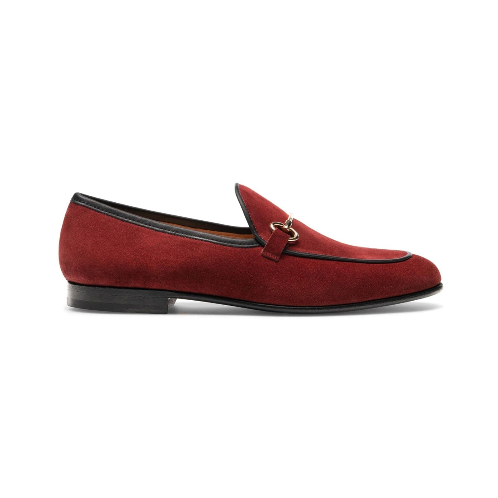 Stella II Burgundy Suede - Milanese Leather