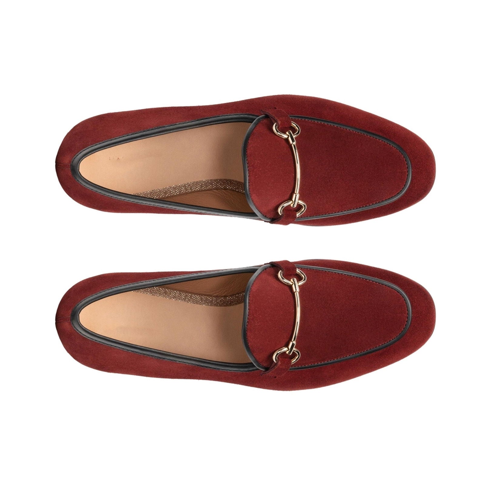 Stella II Burgundy Suede - Milanese Leather