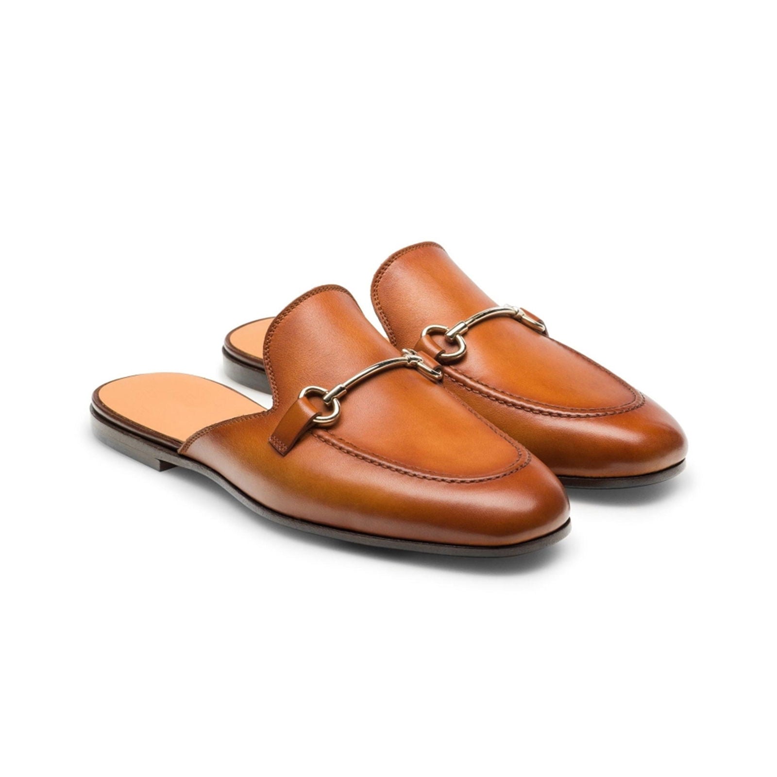 Stella V Cognac - Milanese Leather