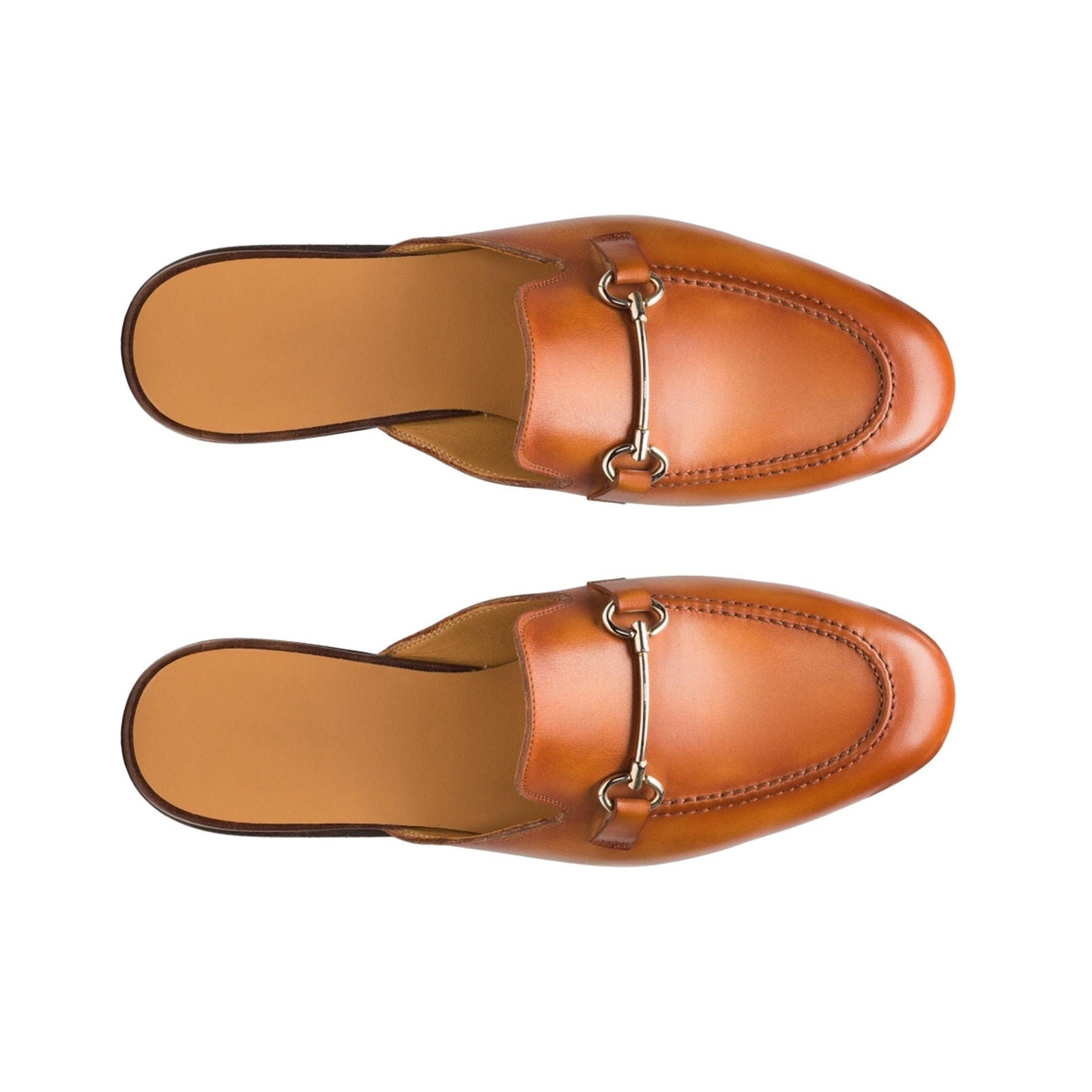 Stella V Cognac - Milanese Leather