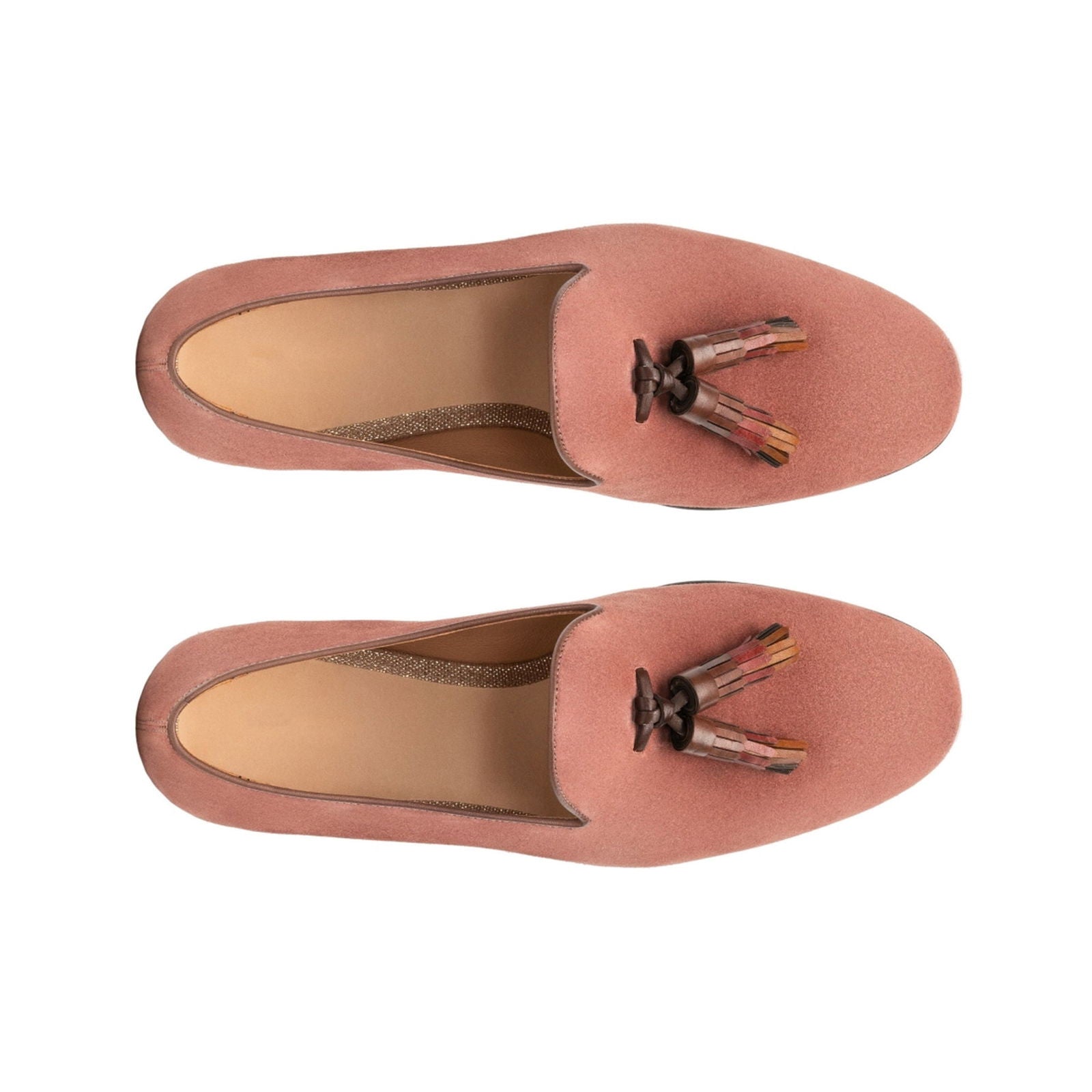 Valentina Pink Suede - Milanese Leather