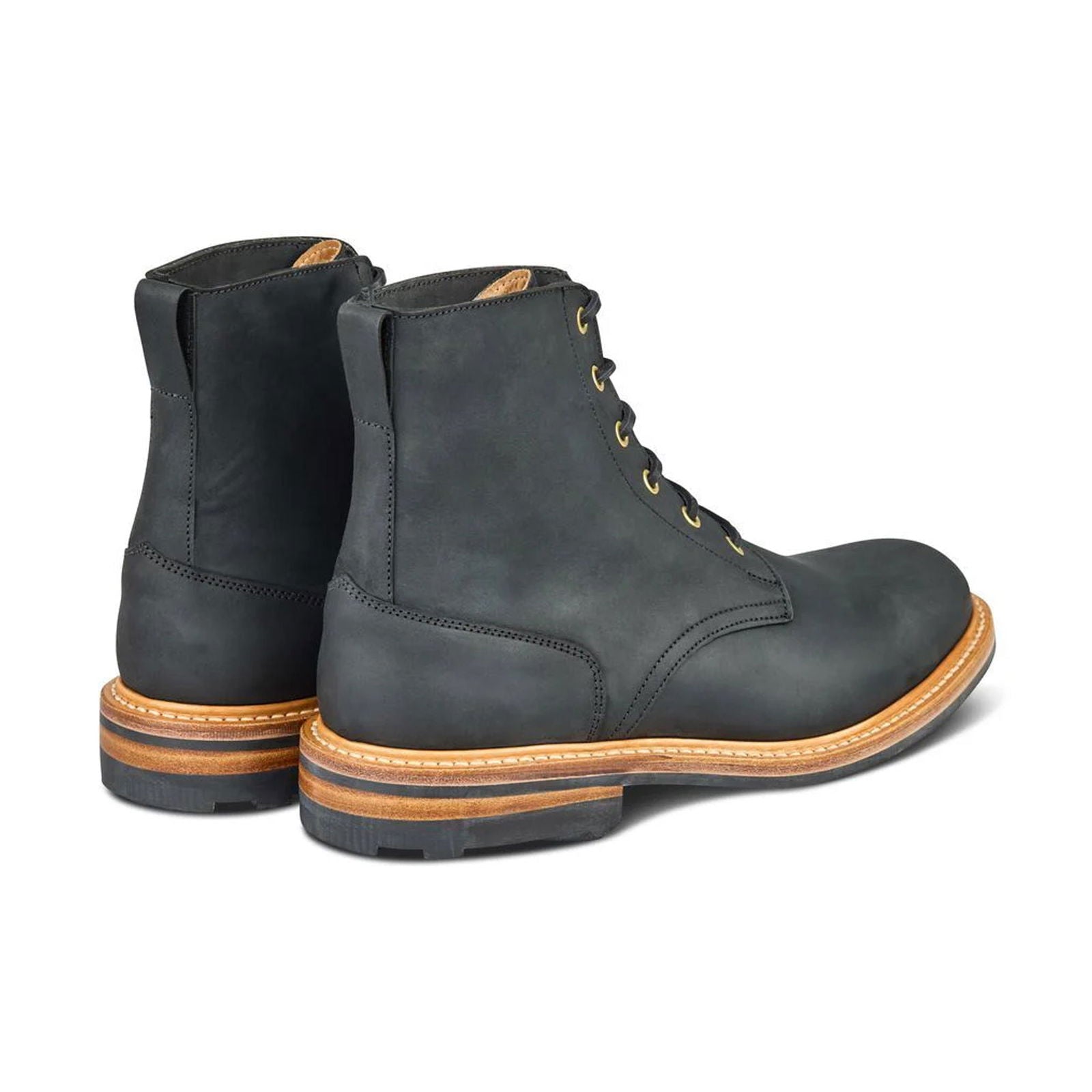 Wychwood Logger Boot Black Horween Chamois - Milanese Leather