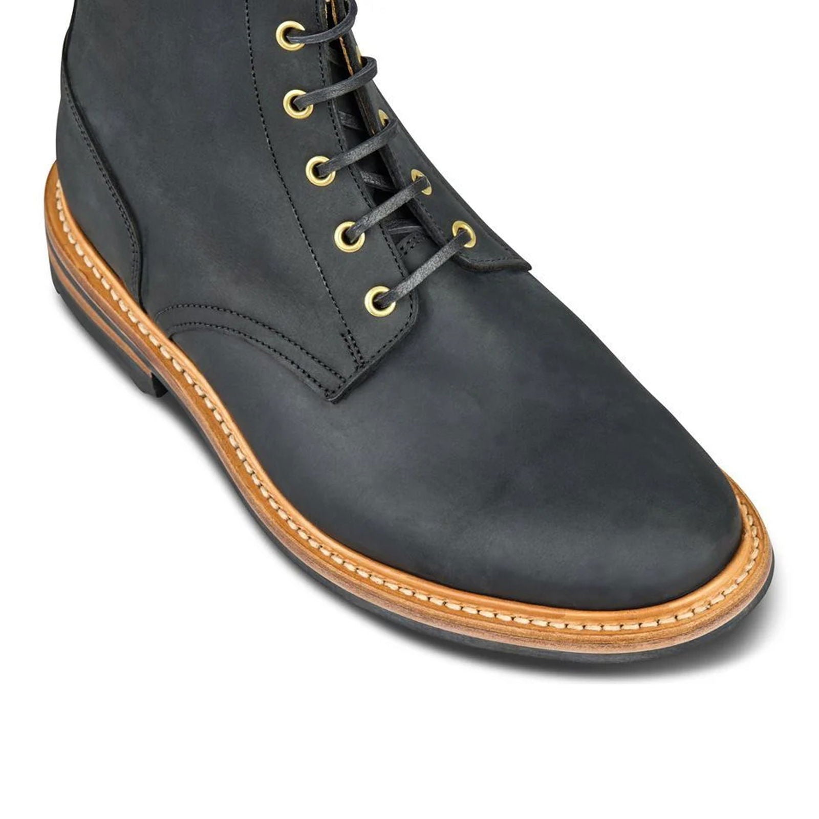 Wychwood Logger Boot Black Horween Chamois - Milanese Leather