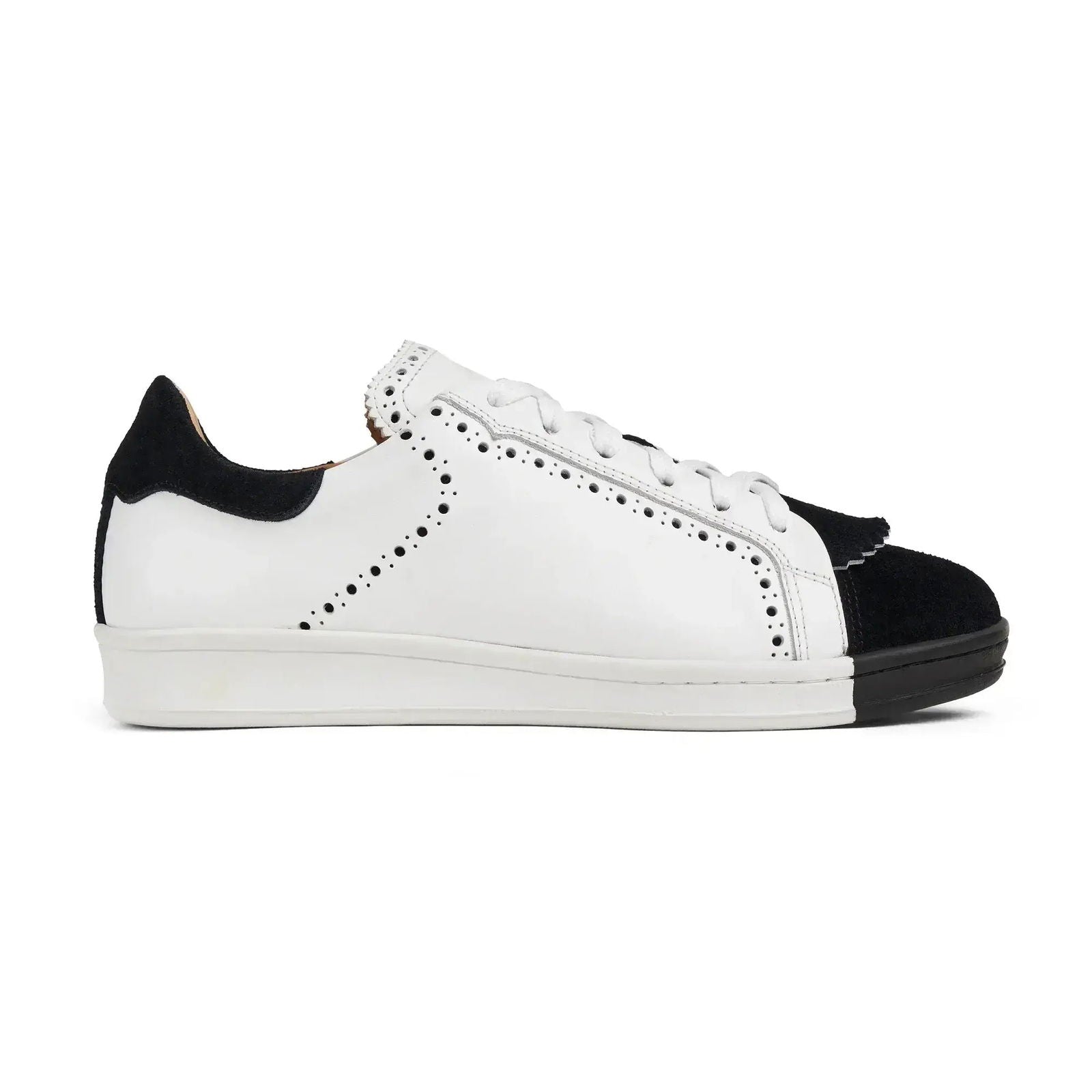 the Elliot Sneaker Black - Milanese Leather