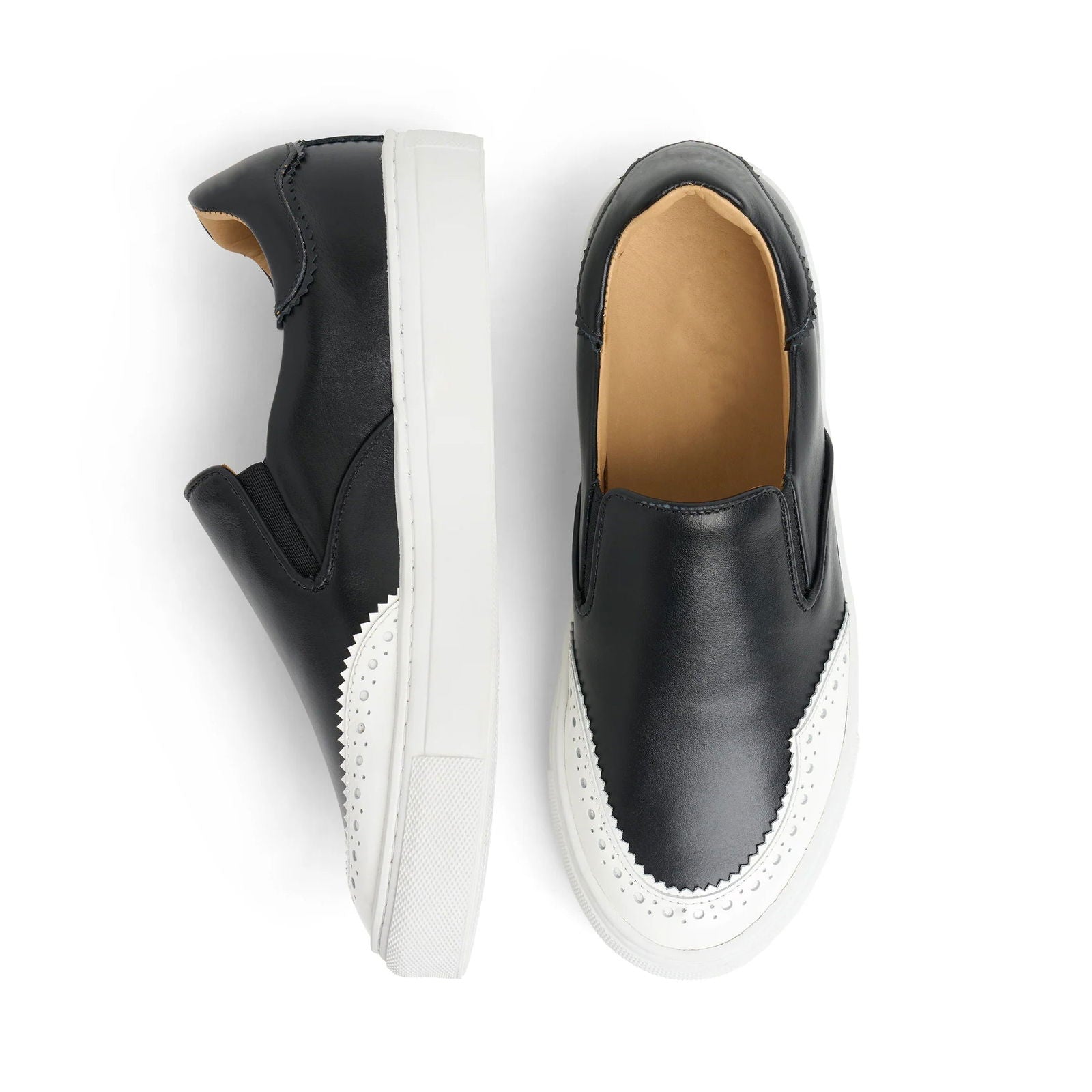 the Harper Sneaker - Milanese Leather