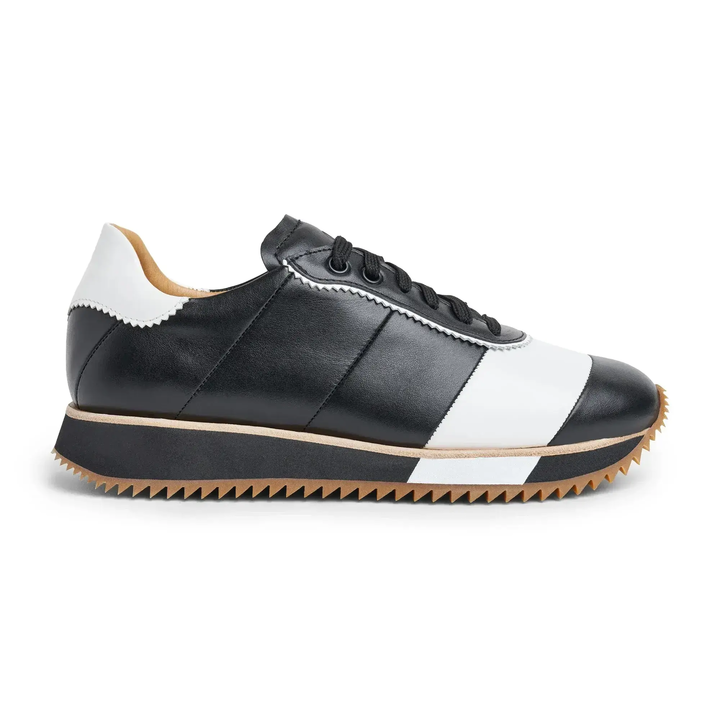 the Quinn Sneaker - Milanese Leather