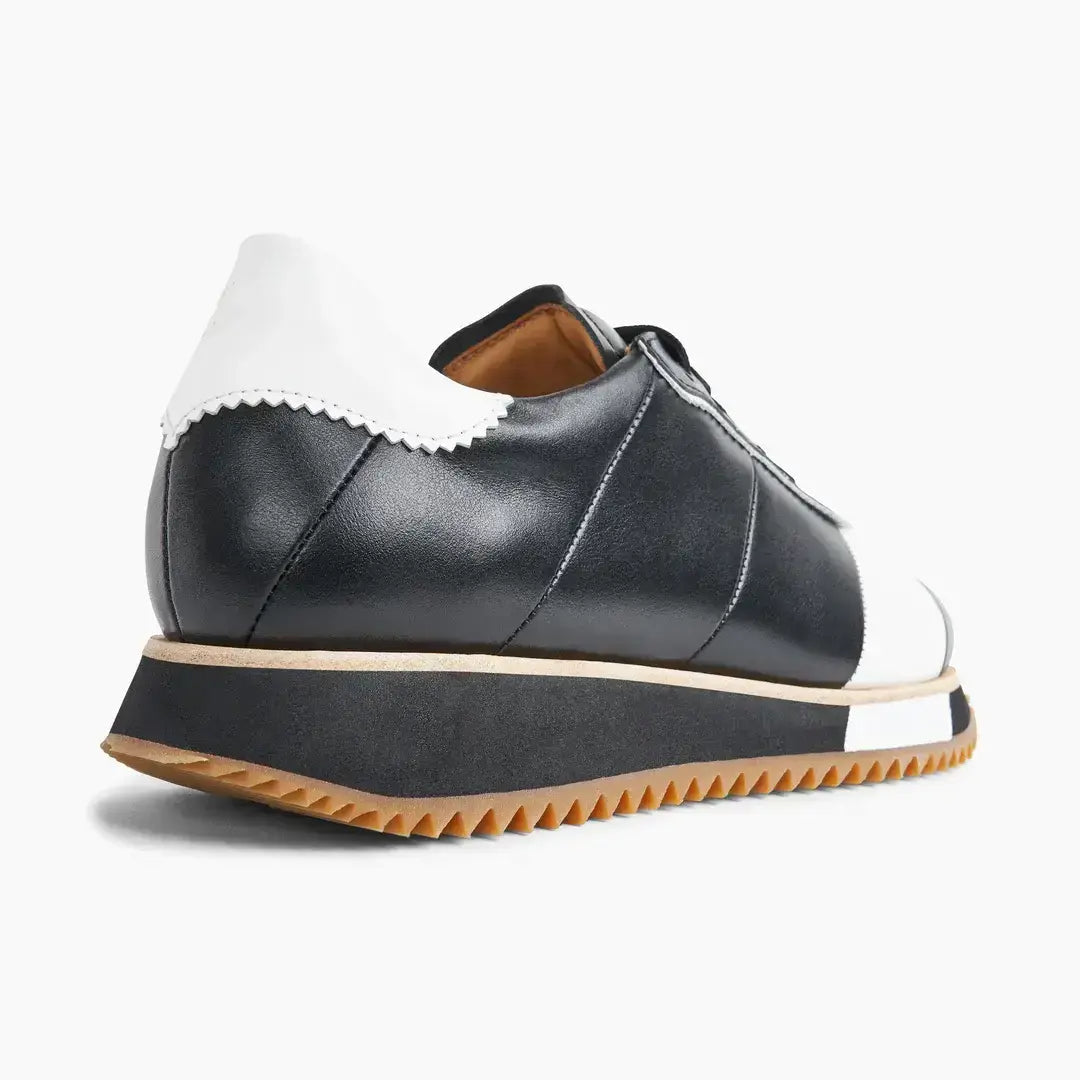 the Quinn Sneaker - Milanese Leather